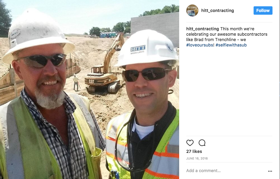 HITT Contracting Social Media Ideas for Construction