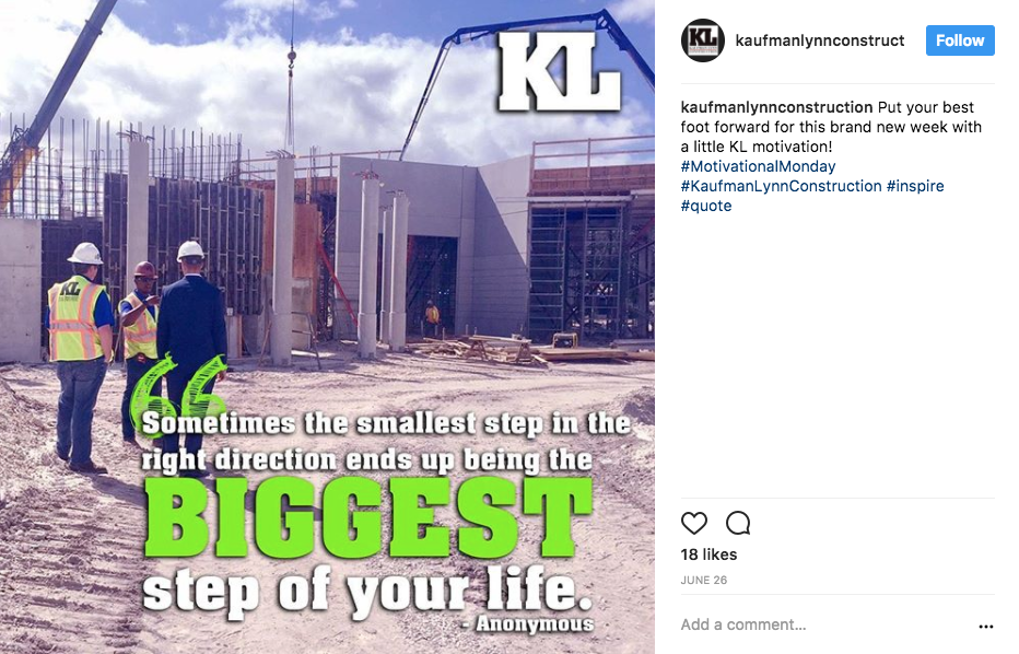 Kaufman Lynn - Construction Social Media Ideas