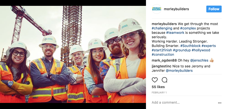 Morley Builders Social Media Ideas for Contractors