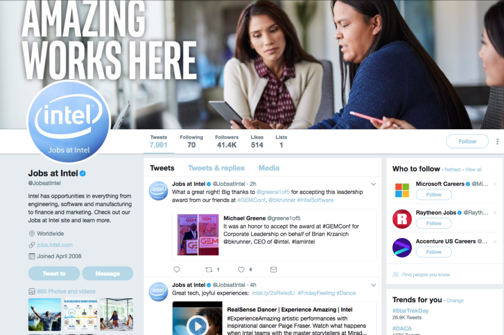 Twitter - Using social media to recruit for new employees