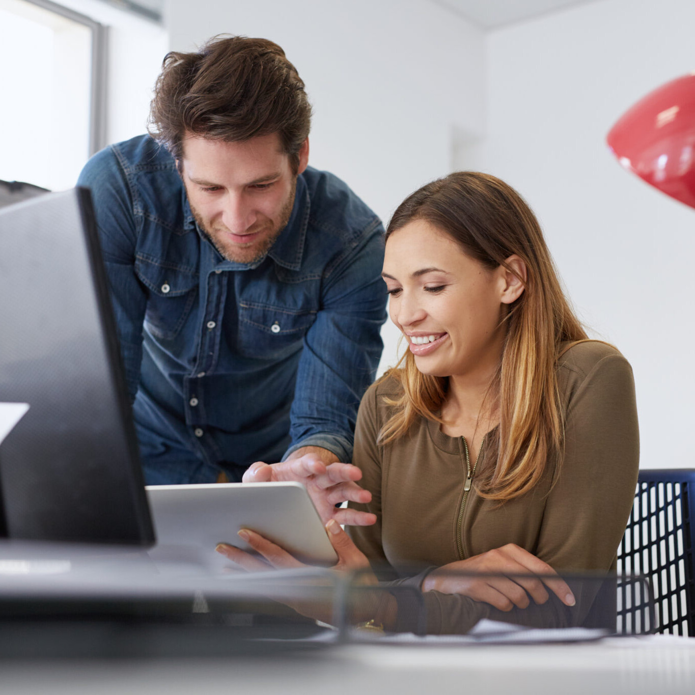Working on an online marketing strategy