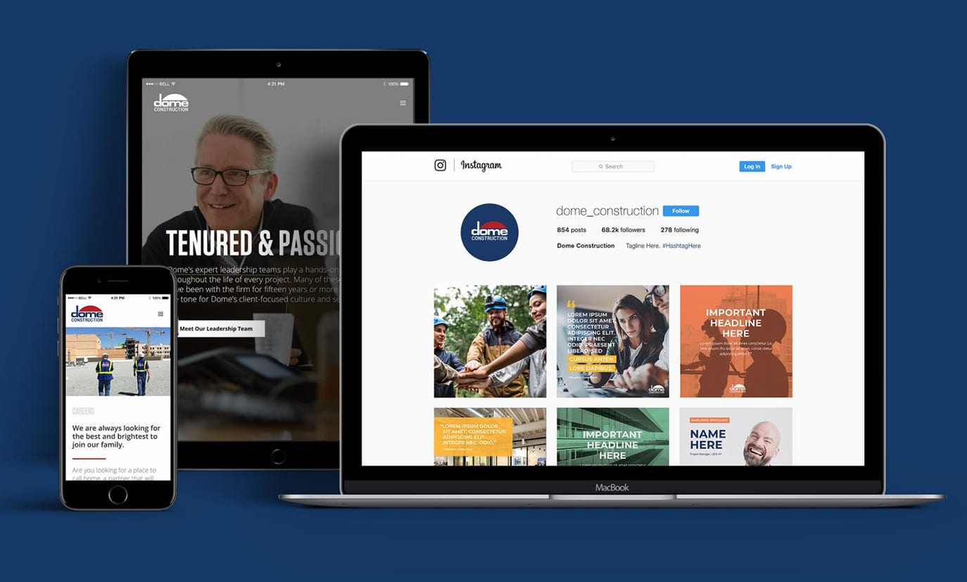 Dome Construction Website