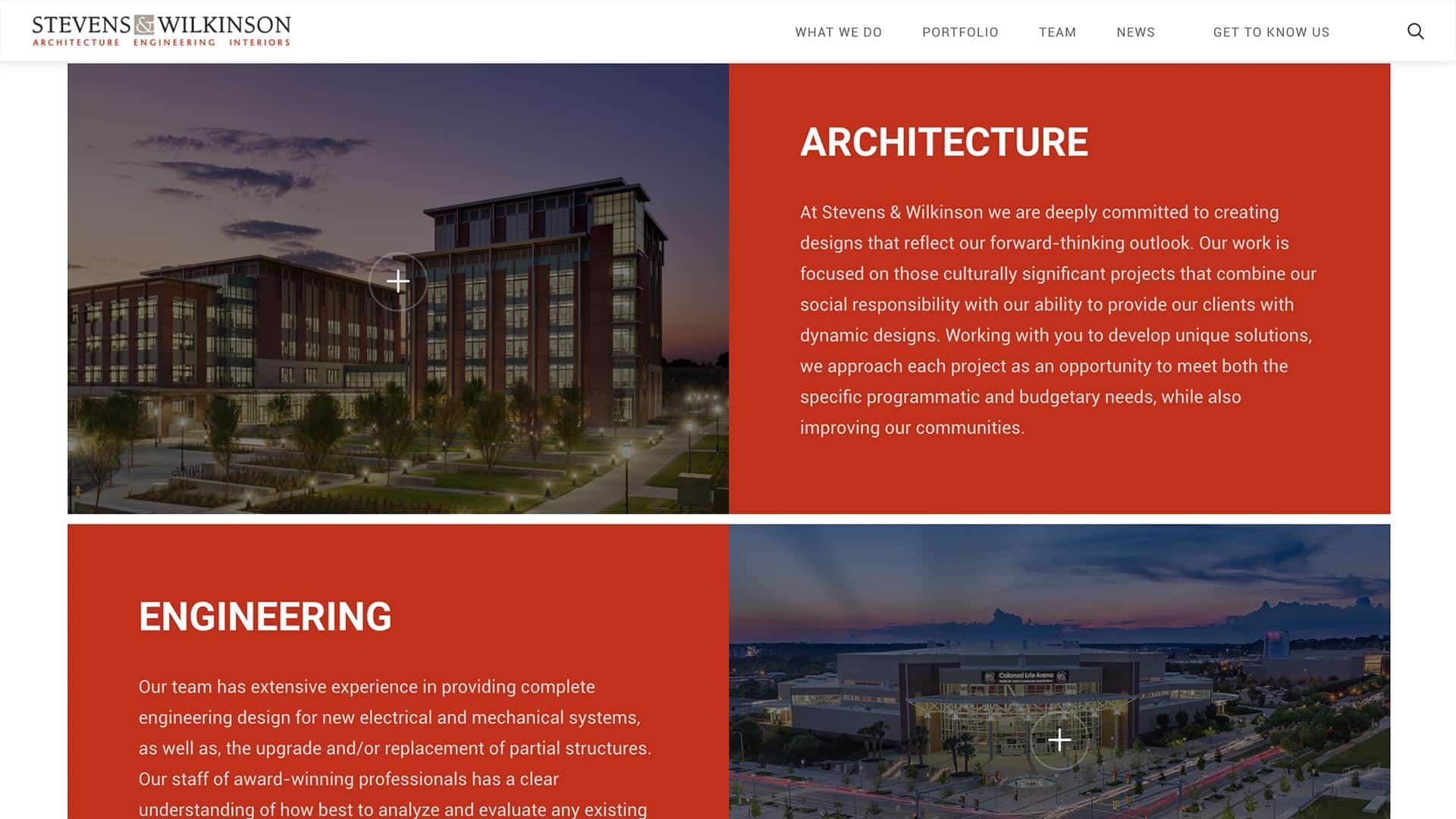 Client website