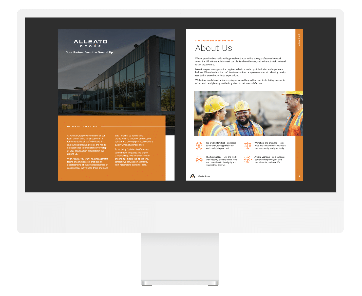 Alleato Group Template Design