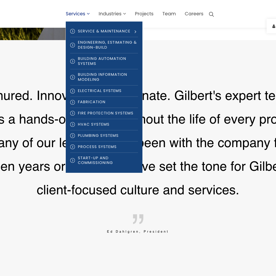 MEP Website Design