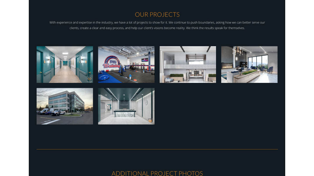 Contractor Website Design