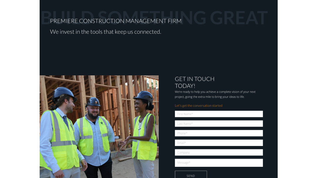 Contractor Website Design