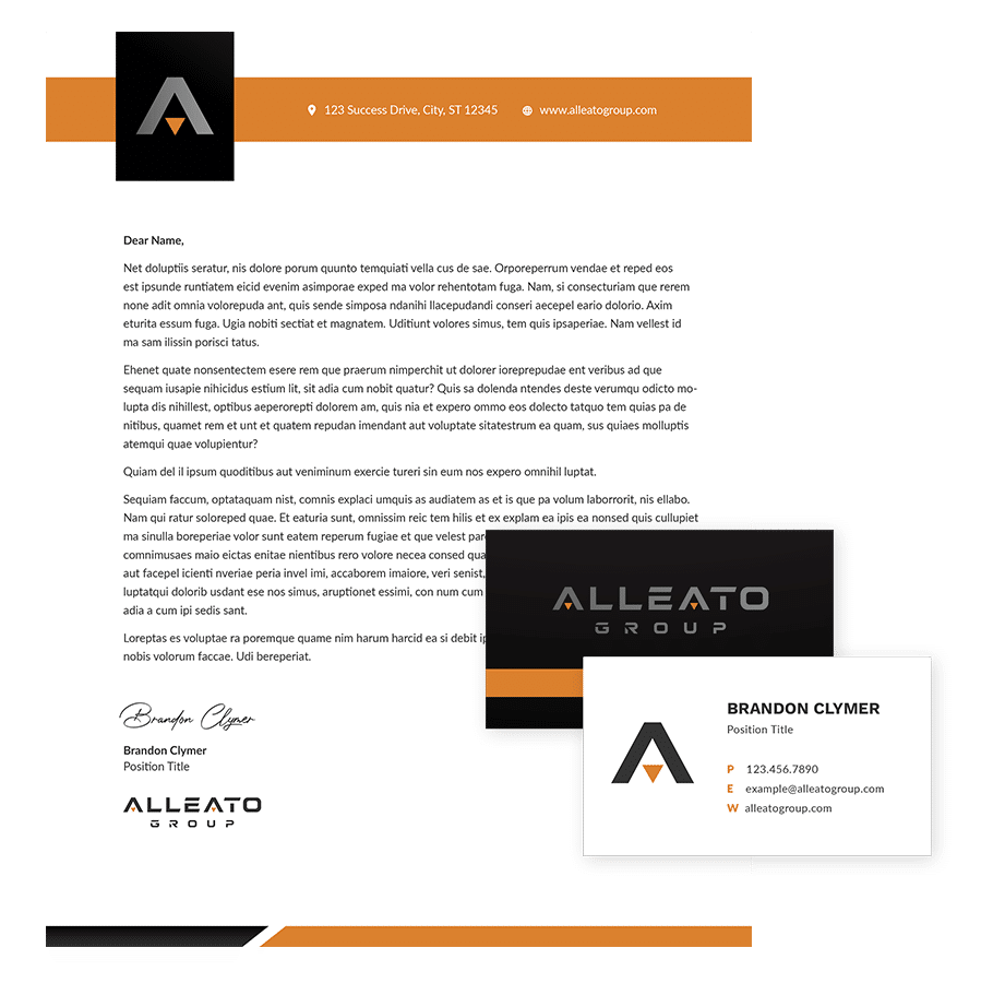 Alleato Group Collateral Design